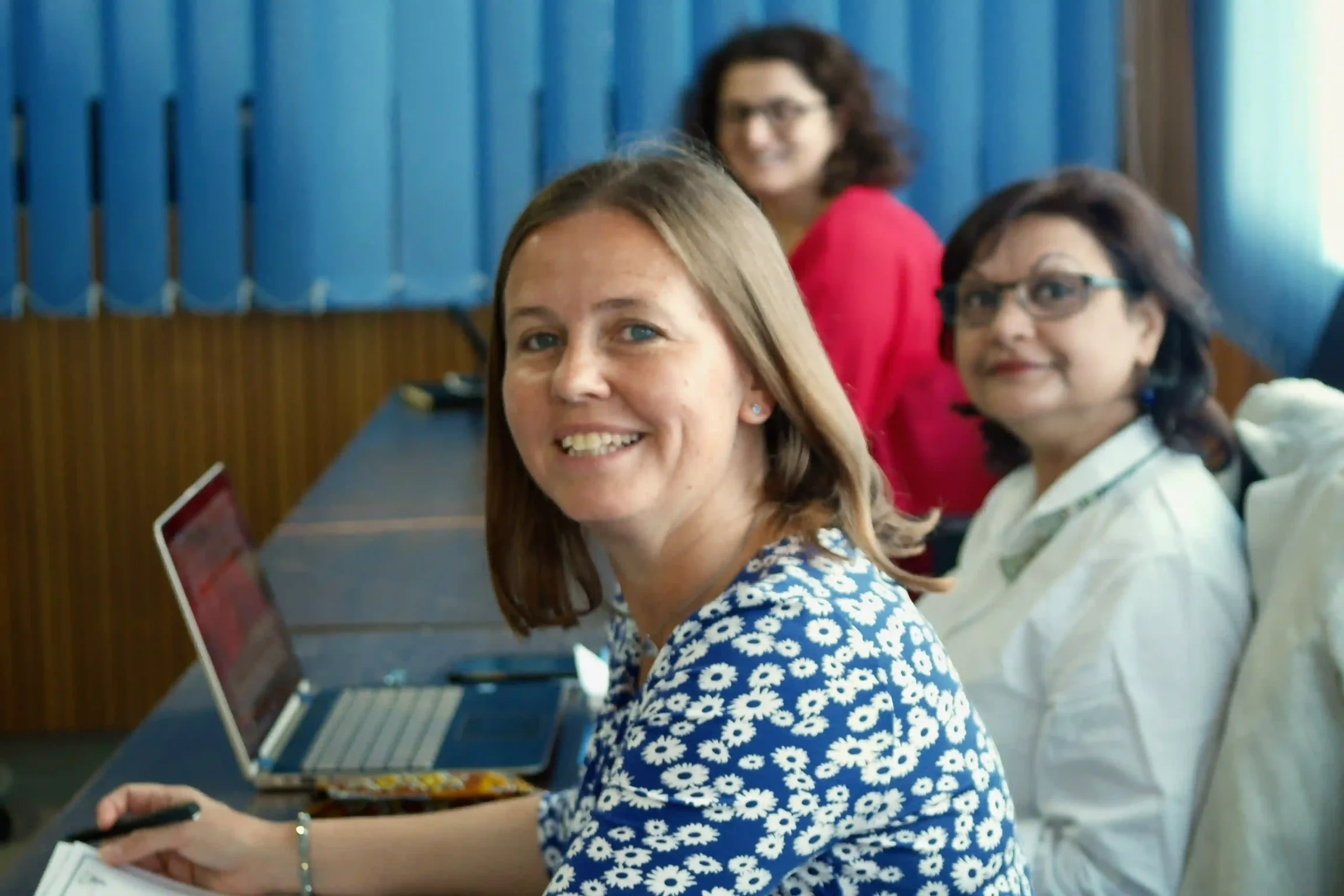 Picture of 3 women smiling