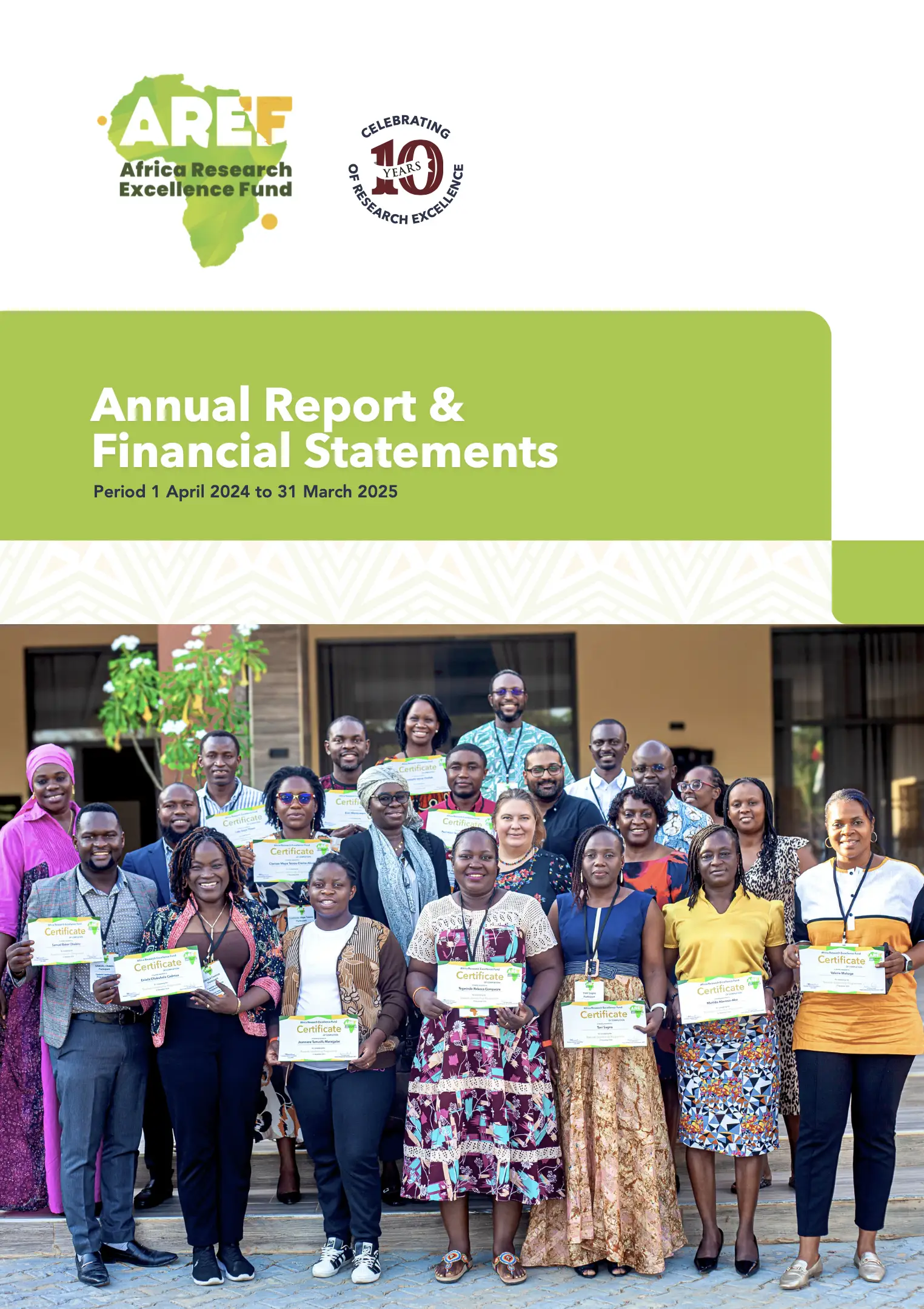 AREF Annual Report 23-24 Cover